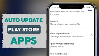 How to Enable Auto-Update for Apps on Google Play Store | Step-by-Step Guide (2025)
