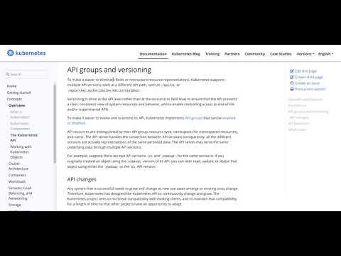 The Kubernetes API