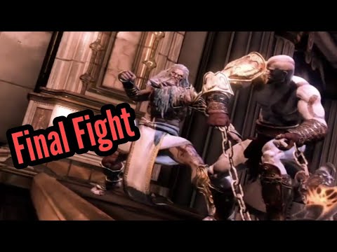 Kratos vs Zeus :The and of the game (Final fight)