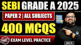 SEBI Grade A 2025 Paper 2 Revision Classes | Free MCQs for SEBI Assistant Manager Exam
