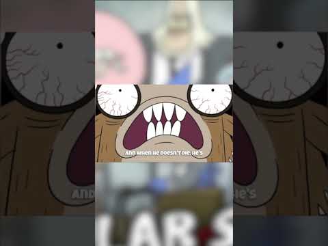 When Rigby tried to k*ll Mordecai #shorts #funny #cartoon
