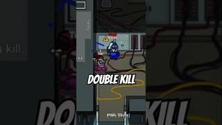 DOUBLE KILL! EASY WIN👾🙌 #amongus #innersloth #amongusfunnymoments #multiplayergame#impostor #fun#win