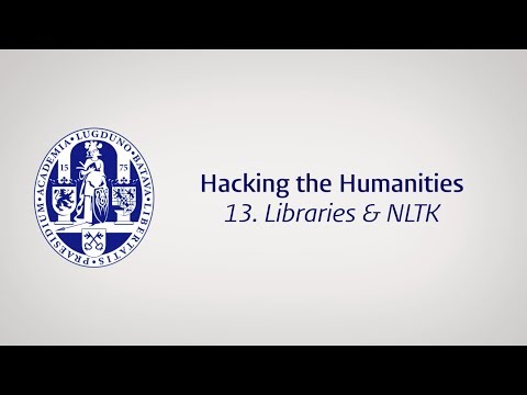 Episode 13: Libraries and NLTK
