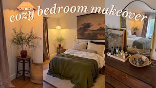 BEDROOM MAKEOVER🕯️decorating my cozy room in the new house!