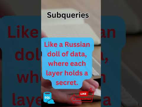 SQL Subqueries Unleashed: Master Nested Queries in 60 Seconds! #shorts