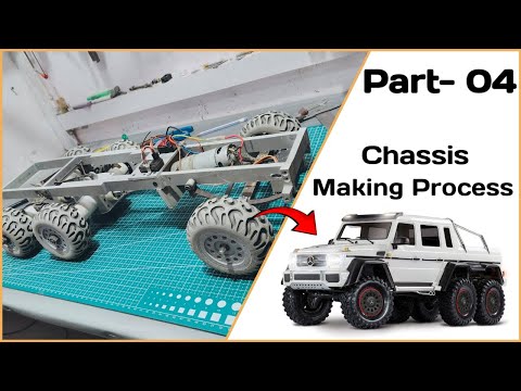 Trx-6 Mercedes Benz G63 AMG 6x6 Chassis Making by Using Pvc Pipe - (Part -04)