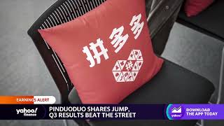 Pinduoduo stock jumps on Q3 earnings