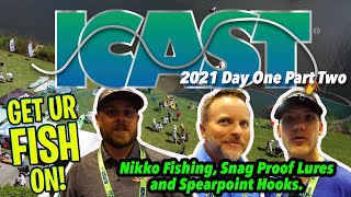 iCast 2021 Day One Pt. 2 with Nikko Fishing, Snag Proof Frogs and SpearPoint Hooks
