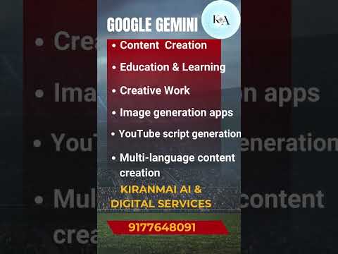 Gemini #KiranmaiAIDigitalServices #AIGrowth   #AICommunity #BuildWithAI #GoogleGemini #GeminiAI