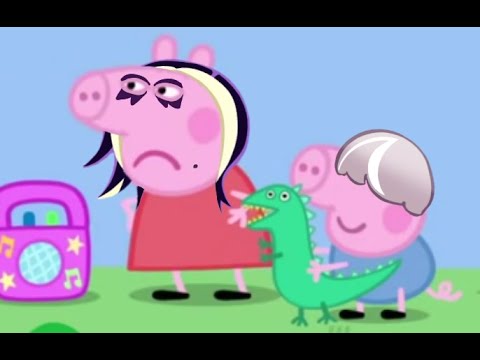 Peppa Pig listens to Transfigure from Cookie Run