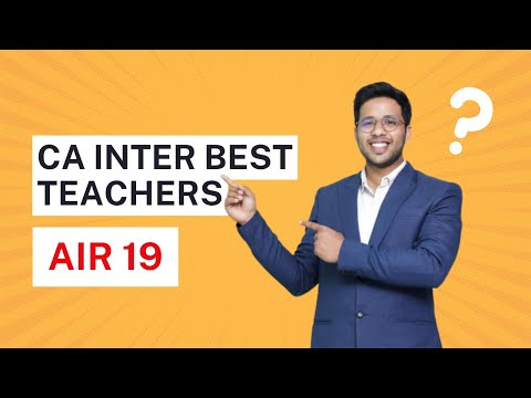 CA Inter Best Teacher | how to choose best faculty for ca inter ?