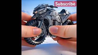 Black bike #shortvideo #automobile #transformers #learningwithme