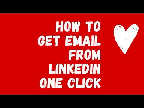 How To Get Email address From LinkedIn  Find Anyone Email IN one minute