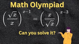 This Radical Exponent Equation Has a TRICKY Second Solution (Most Miss It!)#maths #radicalexponent