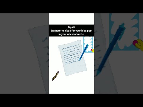 Blog Writing Tips - How to write a blog post #shorts #blogwriting #writing