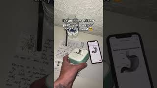 Student Life Hack ✍️ #miniprinter  #studenthacks #studentlife #viral