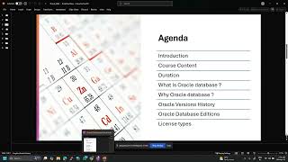 Oracle Database Administration Course Content walk through