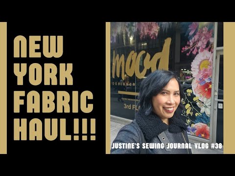 Tour of Mood Designer Fabrics Store in New York / Fabric Haul