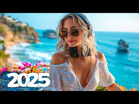Música para trabajar de forma dinámica y feliz🍀Relajación Deep House de Canciones Famosas🌹Verano2025