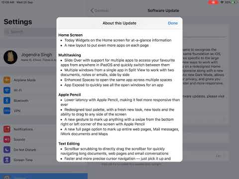IpadOS 13.1  Dark Mode Review