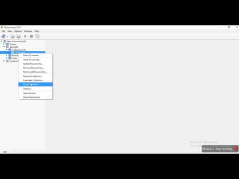Change Rename a collection name in MongoDB