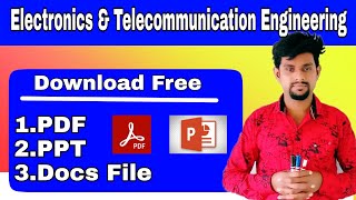 Seminar/Project Topics for electronics branch with pdf ppt & docs file Download now #Deepak sir #pd