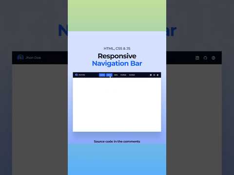 Responsive Website | #responsivenavbar #websitedesign #webdev #project #webdevelopment #html #css