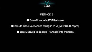 MSBuild - PSAttack