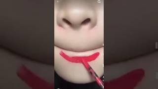overline lipstick hack 😱#shortsfeed #youtubeshorts #shortvideo #youtube #hack