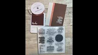 Operation Smile Stamped Card #MakerswithHeart