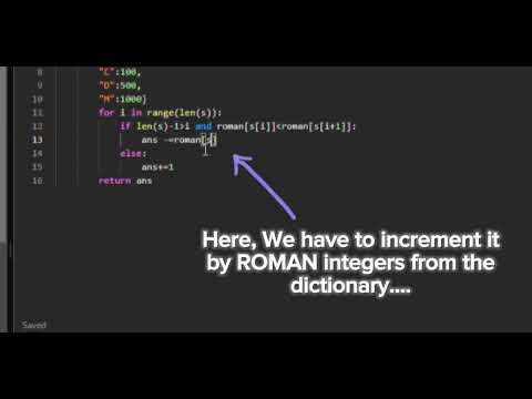 ROMAN TO INTEGER | Leetcode | Python🐍