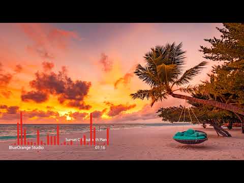 Sunset Chillout with Piano - Peaceful Free Music for Video