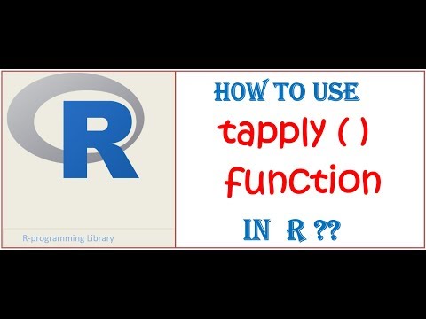 tapply( ) function in R || R programming tutorials