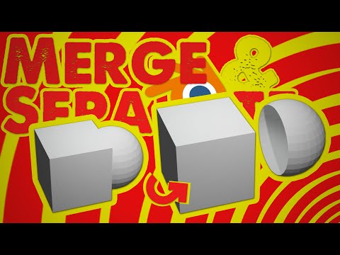 How to merge and separate objects (Blender tutorial)