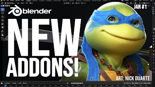 Brand New Blender Addons You Probably Missed! - Jan #1