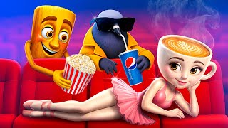 ¡Brainrot italiano falso vs. real! ¡Colarse fácilmente en las películas!