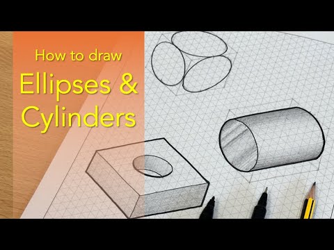 How to Draw Ellipses and Cylinders on an Isometric Grid