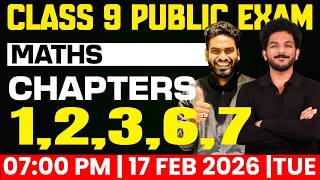 Class 9 Maths | Chapters 1,2,3,6,7 | Full Chapter | Exam Winner