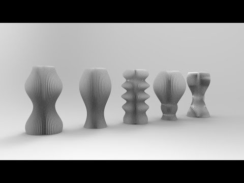 Grasshopper Tutorial , loft polar array project