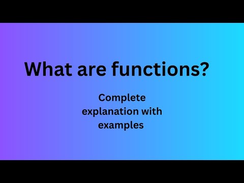 Function in Mathematics | Definition & How to Check if a Relation is a Function