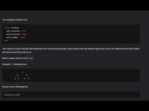 Sorting a Binary Tree By Levels