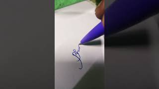 Cursive Writing Style - Bhuvana #art #cursivestyle #howtowritecursive #drawing