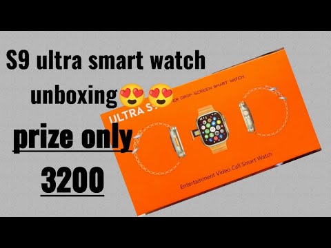 S9 ultra smart watch unboxing #shorts #viral #treanding