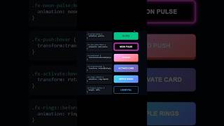 CSS Hover Button Effects #pro_developers #tweening