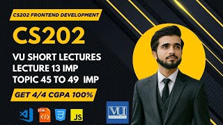 CS202 Short Lecture 13 | Fundamental Of Frontend Development  | Midterm Lectures