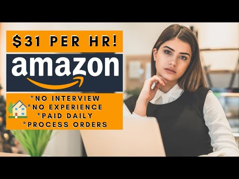 Amazon is Hiring Remote Again! + No Interview (Paid Daily) No Experience Work From Home Jobs 2025