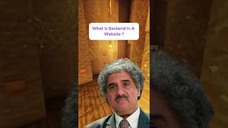 What is Backend ? 🔥 #fullstackdeveloper #javascript #ai #learning #programming #shorts