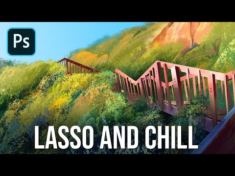 Quick Painting With Lasso Tool