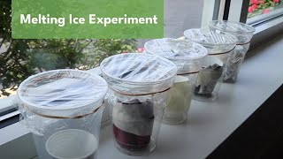 Melting Ice Experiment | Science & STEAM for Kids