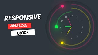 Digital Analog Clock Html CSS Effect | Web Design   | Coding Art
